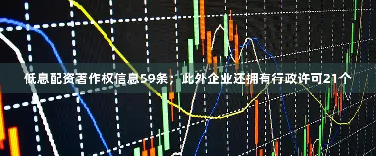 低息配资著作权信息59条；此外企业还拥有行政许可21个
